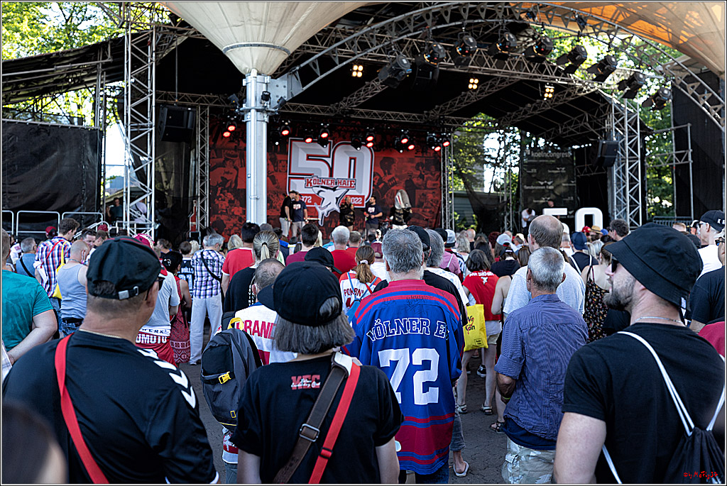 PENNY DEL;  Koelner Haie Fan- Fest zur Jubiläumssaison; Koeln, 12.08.2022